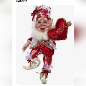❤️💗❤️ MARK ROBERTS "BE MINE" ELF #2 VALENTINES Preowned 12" EUC no Tag ❤️💗❤️